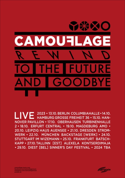 Camouflage Tour 2023 - Rewind to the future and goodbye